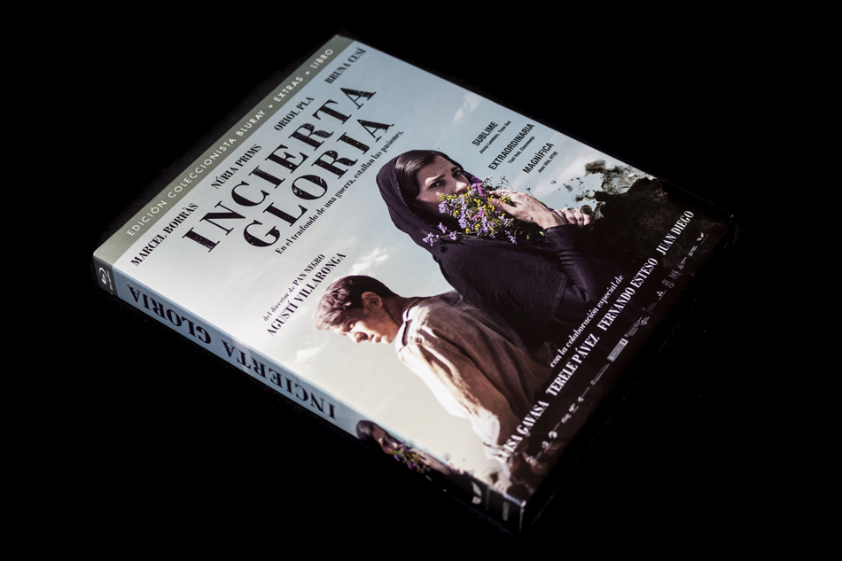 Fotografías de la edición coleccionista de Incierta Gloria en Blu-ray 2