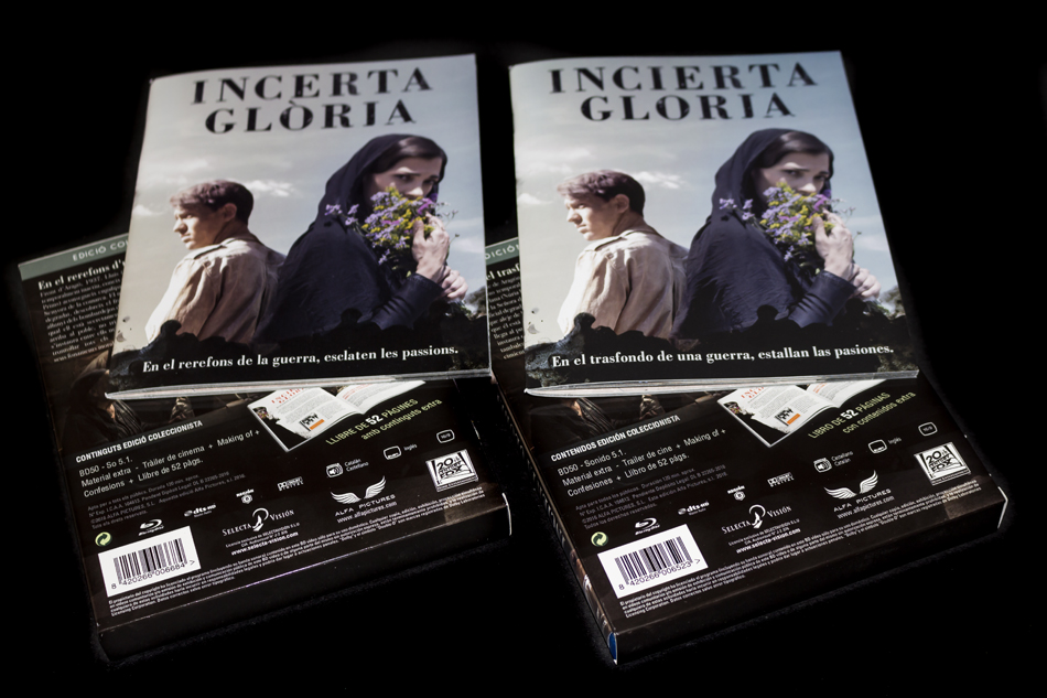 Fotografías de la edición coleccionista de Incierta Gloria en Blu-ray 19