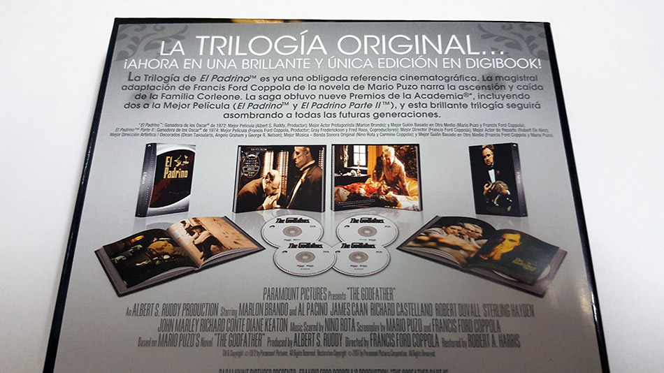 Digibook con la Trilogía El Padrino en Blu-ray 5
