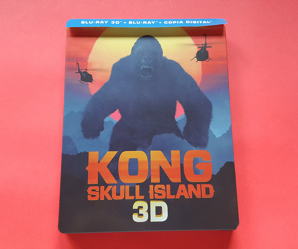 Fotografías de Steelbook de Kong: La Isla Calavera en Blu-ray 3D y 2D 2