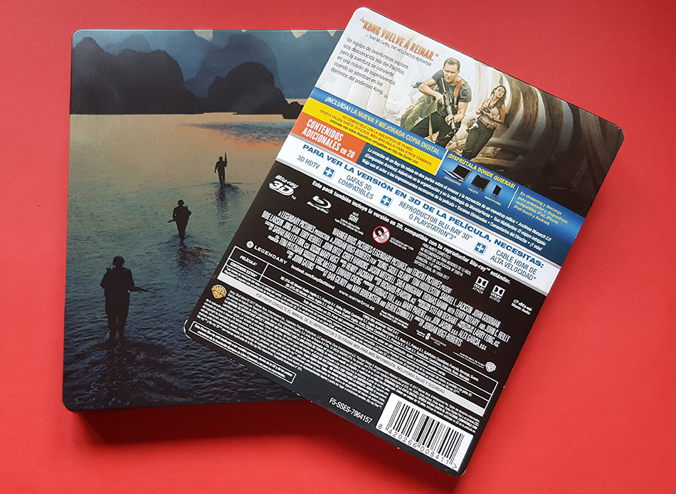 Fotografías de Steelbook de Kong: La Isla Calavera en Blu-ray 3D y 2D 7