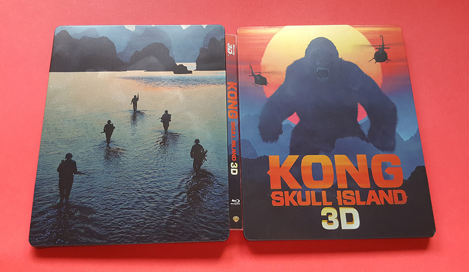 Fotografías de Steelbook de Kong: La Isla Calavera en Blu-ray 3D y 2D 16