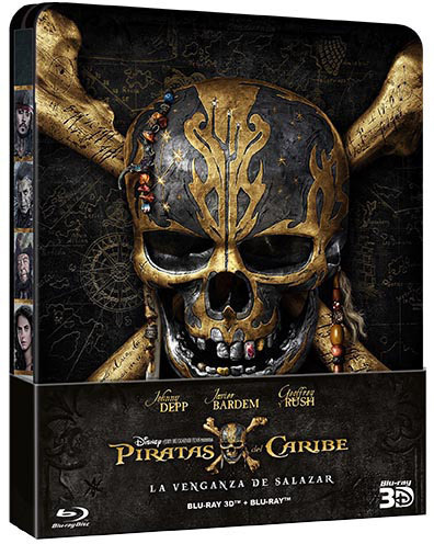 Piratas del Caribe: La Venganza de Salazar - Edición Metálica Blu-ray 3D 3