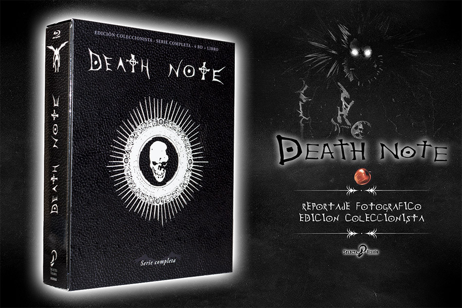 Fotografías de la edición coleccionista de la serie Death Note en Blu-ray 1