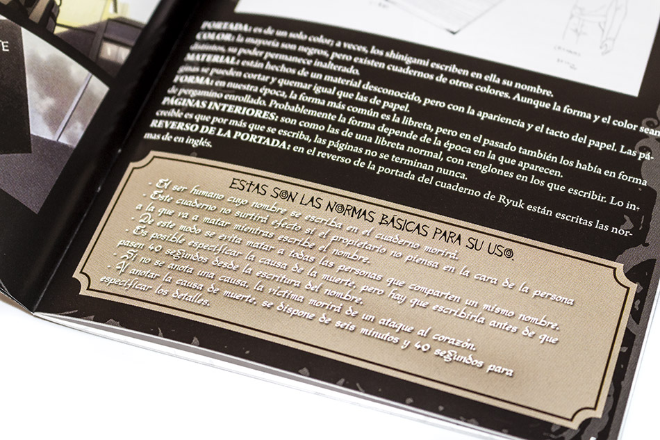Fotografías de la edición coleccionista de la serie Death Note en Blu-ray 19