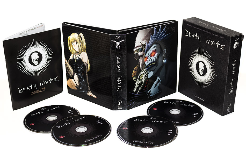 Fotografías de la edición coleccionista de la serie Death Note en Blu-ray 25