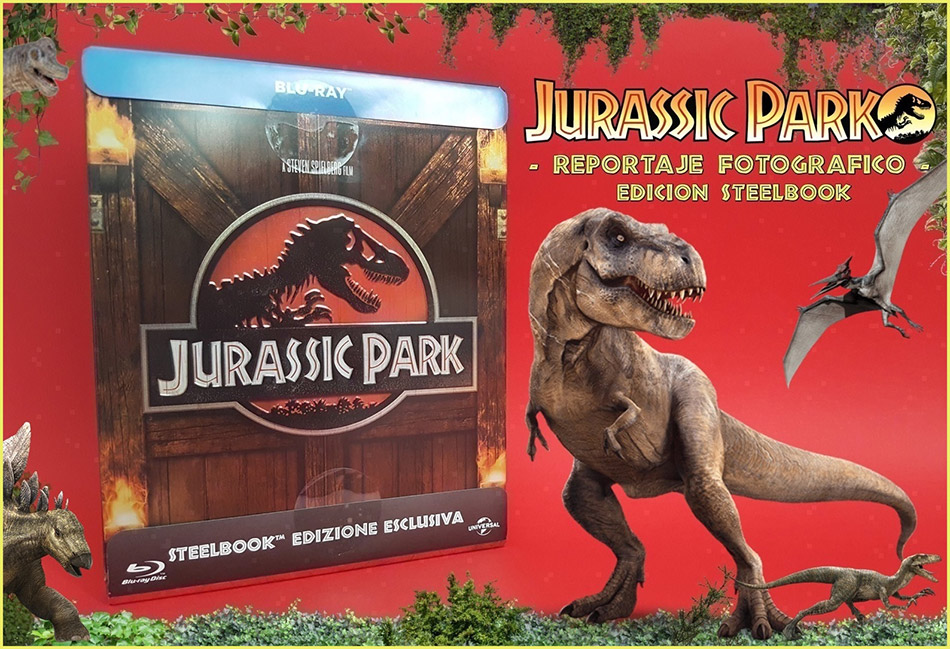 Fotografías del Steelbook de Jurassic Park en Blu-ray (Zavvi) 1