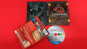 Fotografías del Steelbook de Jurassic Park en Blu-ray