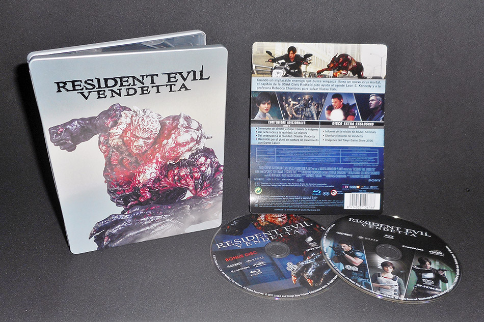 Fotografías del Steelbook de Resident Evil: Vendetta en Blu-ray 13