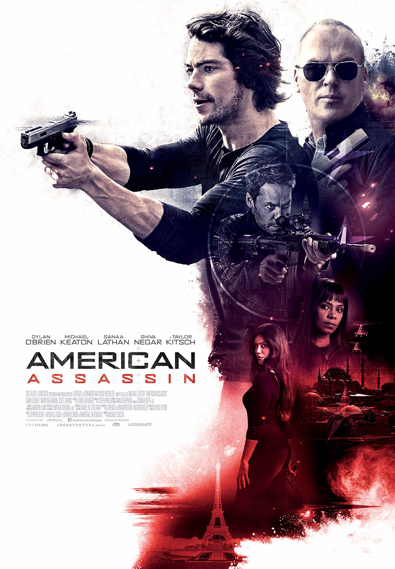 Tráiler y póster final de American Assassin con Michael Keaton