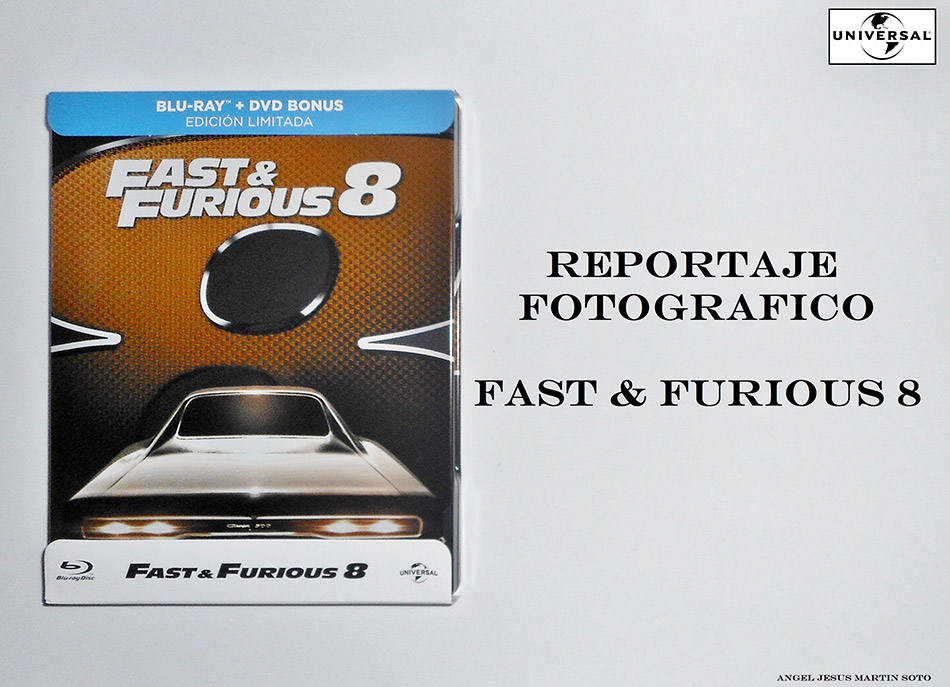 Fotografías del Steelbook de Fast & Furious 8 en Blu-ray (El Corte Inglés) 1