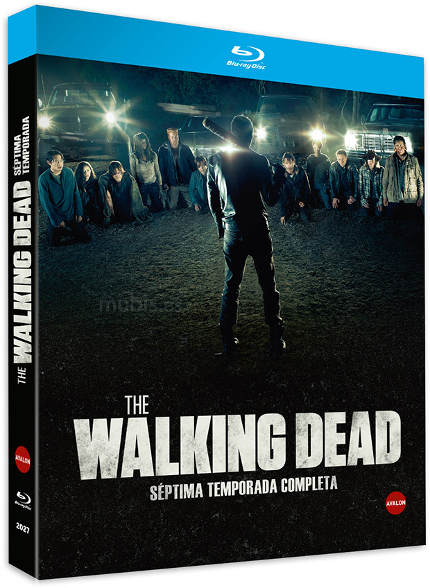 Diseño de la carátula de The Walking Dead - Séptima Temporada en Blu-ray 1