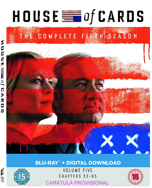 Primeros datos de House of Cards - Quinta Temporada en Blu-ray