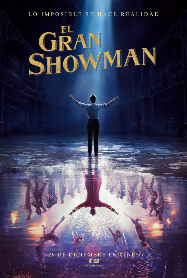 Teaser póster de El Gran Showman con Hugh Jackman