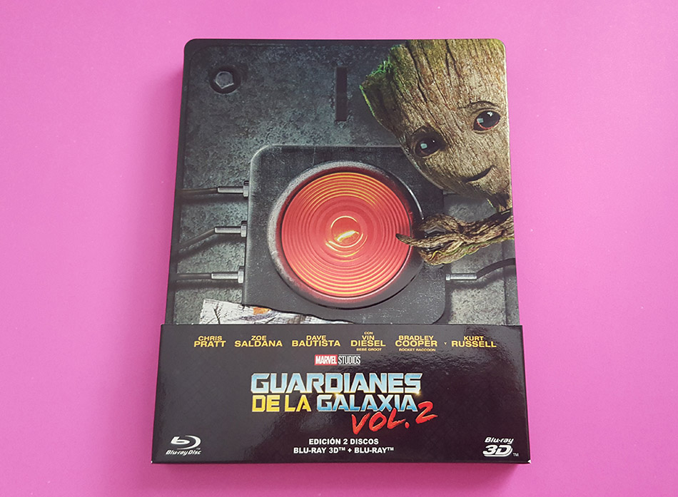 Fotografías del Steelbook de Guardianes de la Galaxia Vol. 2 Blu-ray 2
