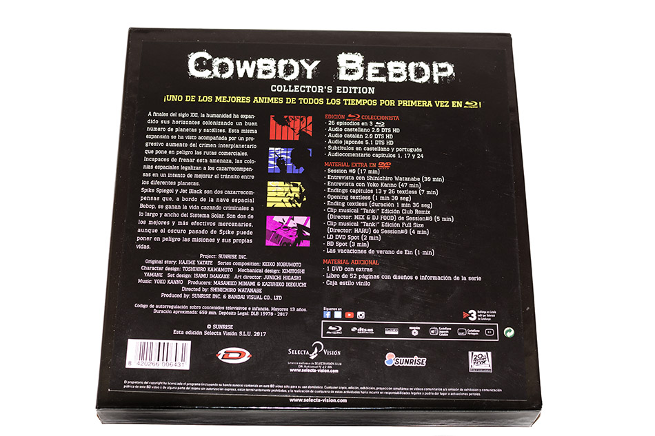 Fotografías de la edición coleccionista de Cowboy Bebop en Blu-ray 6
