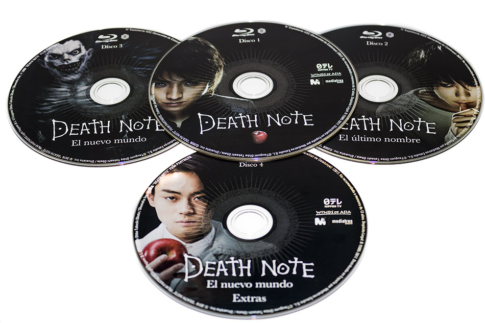 Fotografías del Digipak con la Trilogía Death Note en Blu-ray 20