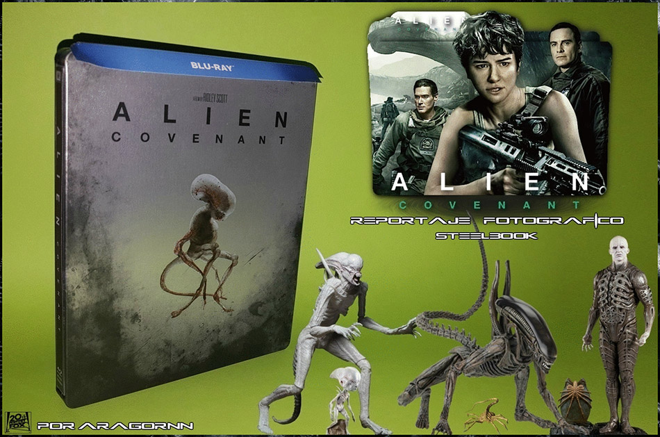 Fotografías del Steelbook de Alien: Covenant en Blu-ray 1