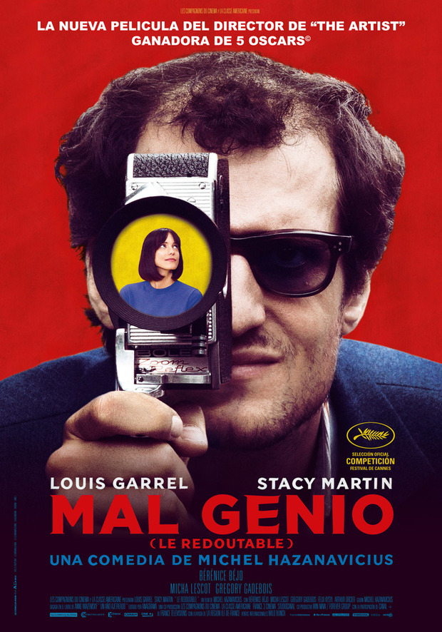 Tráiler de Mal Genio (Le Redoutable), biopic de Jean-Luc Godard 1
