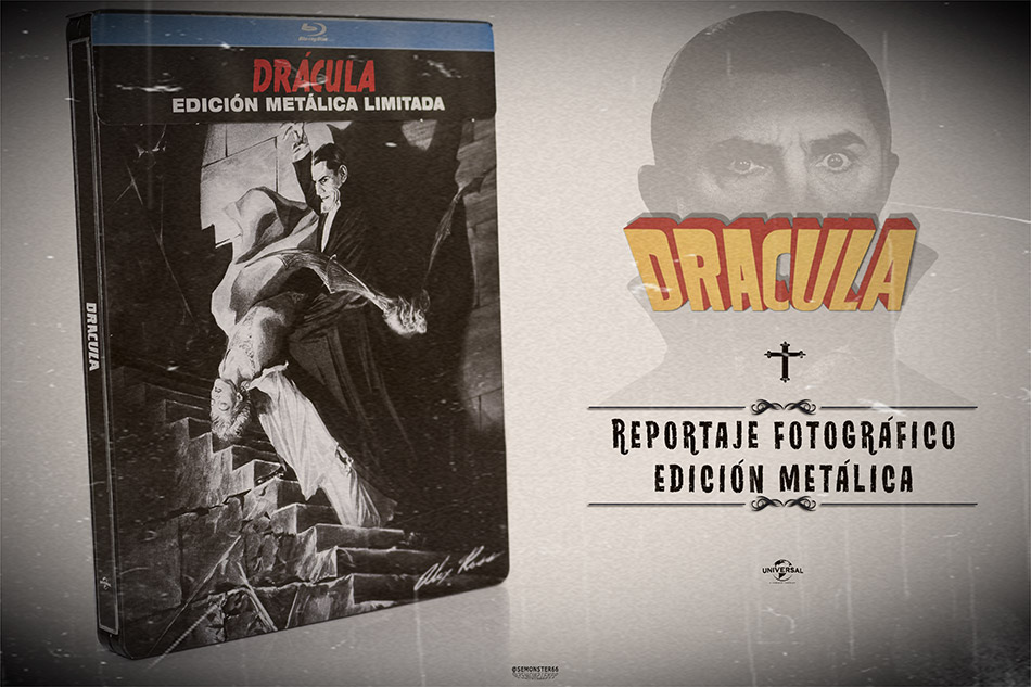 Fotografías del Steelbook de Drácula en Blu-ray diseñado por Alex Ross 1
