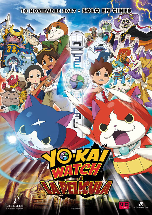 Tráiler, póster y fecha de estreno de Yo-kai Watch: La Película