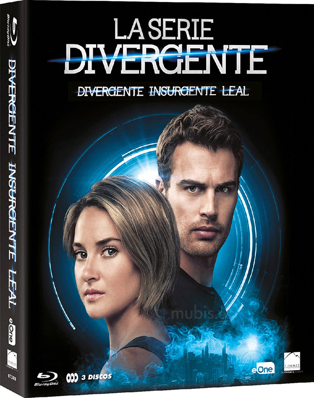 Diseño de la carátula de Pack La Serie Divergente: Divergente + Insurgente + Leal en Blu-ray 1
