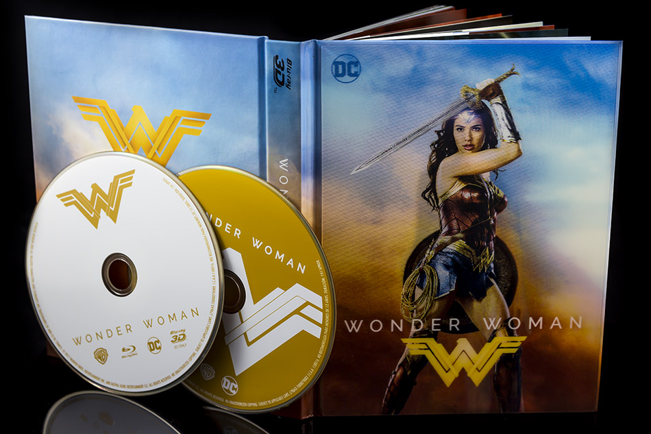 Fotografías del Digibook de Wonder Woman en Blu-ray 3D y 2D 18