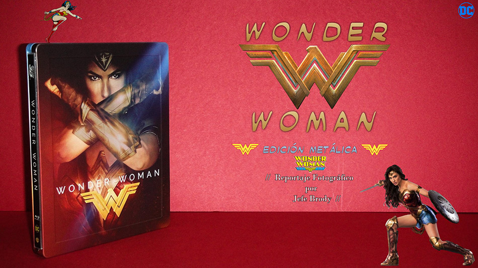 Fotografías del Steelbook de Wonder Woman en Blu-ray 3D y 2D 1