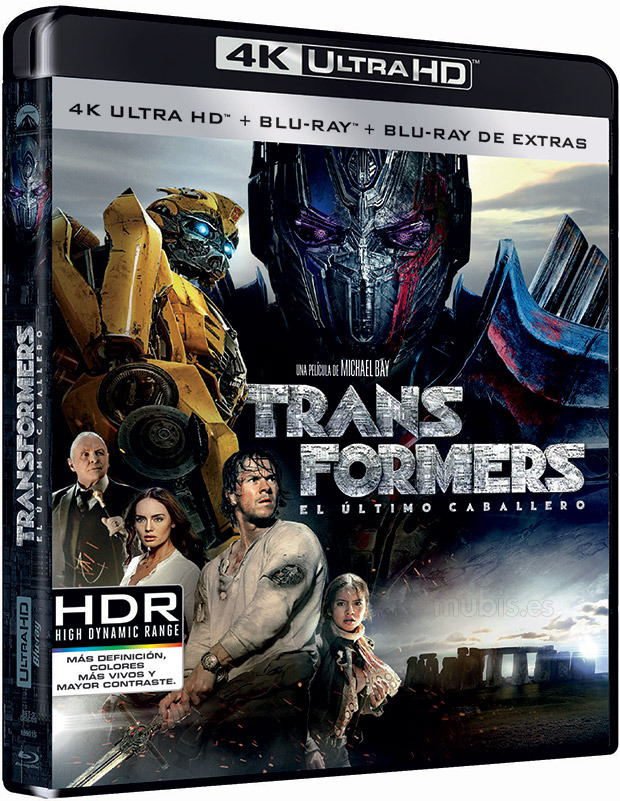 Transformers: El Último Caballero Ultra HD Blu-ray 3