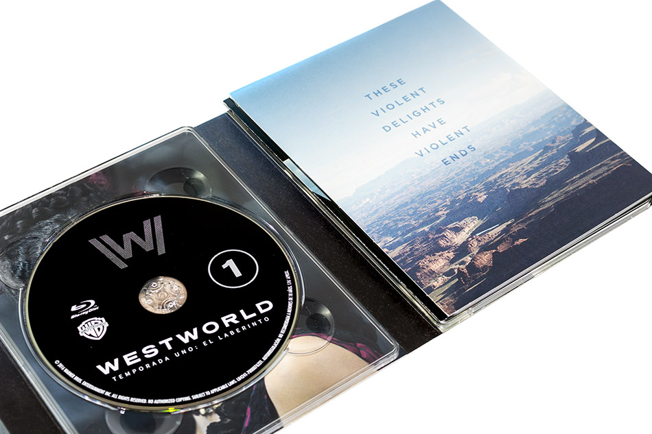 Fotografías del Digipak de la 1ª temporada de Westworld en Blu-ray 19