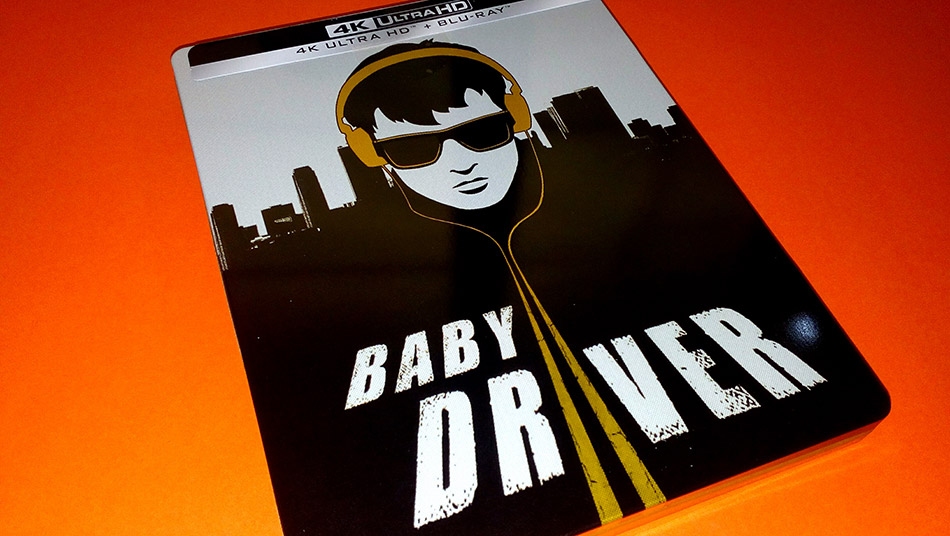 Fotografías del Steelbook exclusivo de Baby Driver en Blu-ray y UHD 4K 1