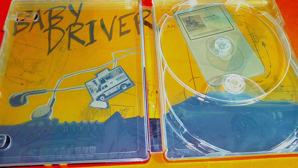 Fotografías del Steelbook exclusivo de Baby Driver en Blu-ray y UHD 4K 14