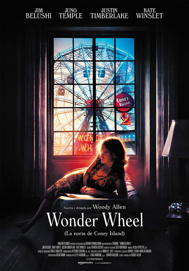 Póster español de Wonder Wheel, escrita y dirigida por Woody Allen 1
