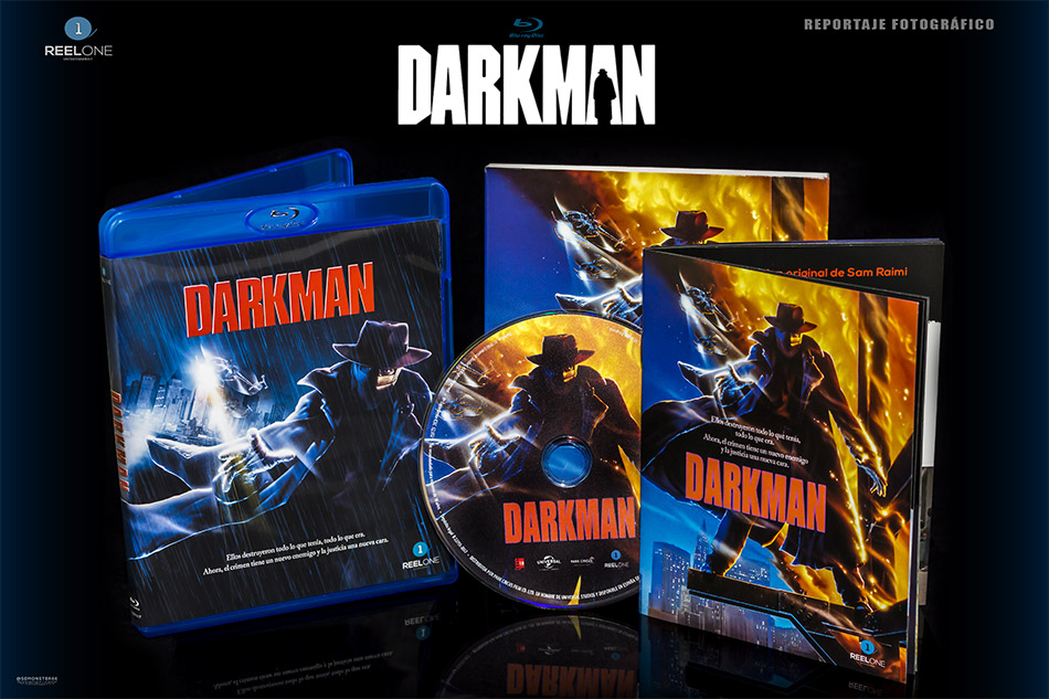 Fotografías del Blu-ray con funda y libreto de Darkman 2