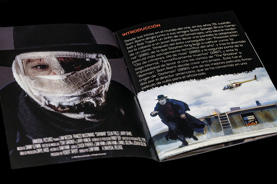 Fotografías del Blu-ray con funda y libreto de Darkman 14