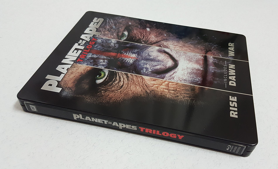 Fotografías del Steelbook de la Trilogía El Planeta de los Simios en Blu-ray 8
