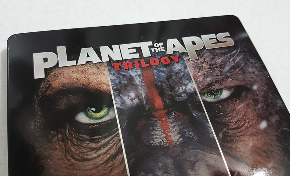 Fotografías del Steelbook de la Trilogía El Planeta de los Simios en Blu-ray 10