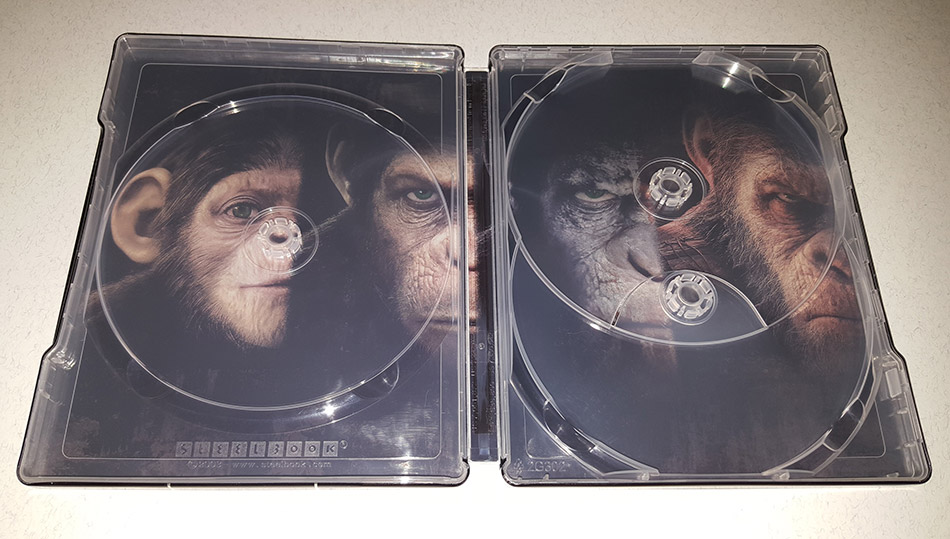 Fotografías del Steelbook de la Trilogía El Planeta de los Simios en Blu-ray 18