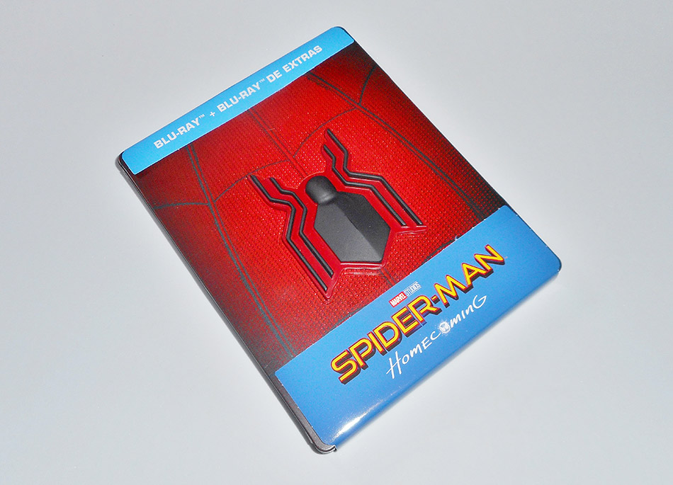 Fotografías del Steelbook de Spider-Man: Homecoming en Blu-ray 2