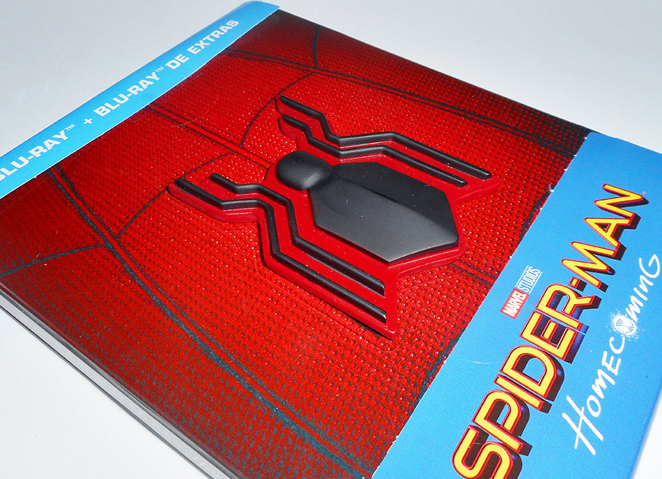 Fotografías del Steelbook de Spider-Man: Homecoming en Blu-ray 3