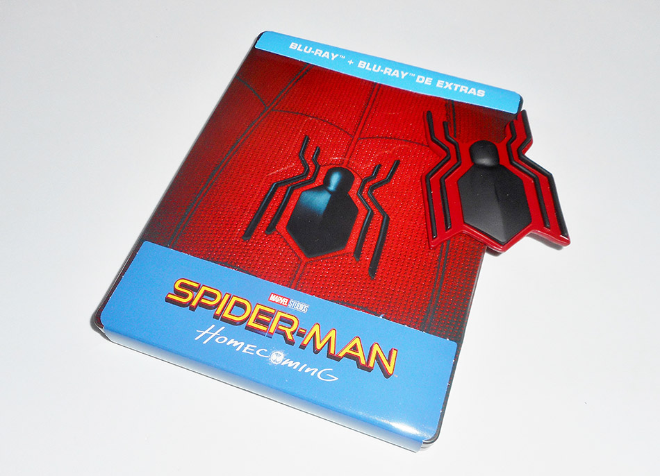 Fotografías del Steelbook de Spider-Man: Homecoming en Blu-ray 5