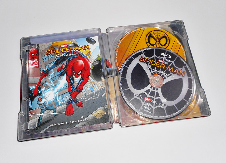 Fotografías del Steelbook de Spider-Man: Homecoming en Blu-ray 10