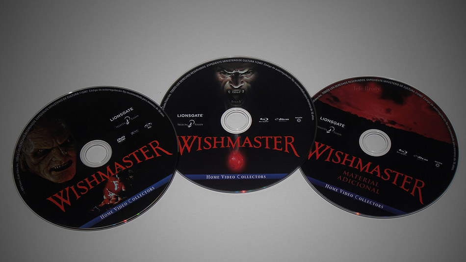 Fotografías de la edición coleccionista de Wishmaster en Blu-ray 13