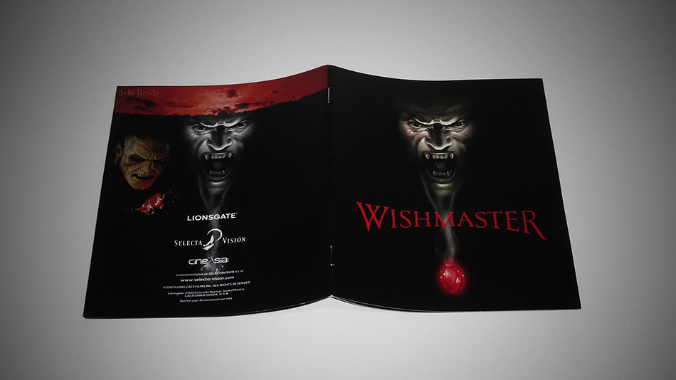 Fotografías de la edición coleccionista de Wishmaster en Blu-ray 14