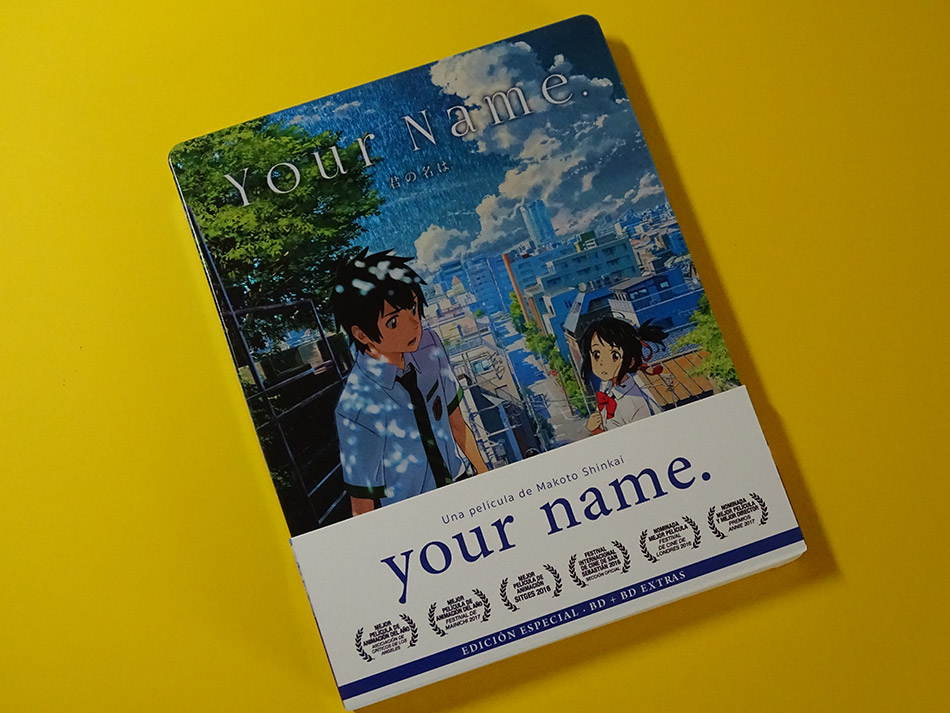 Fotografías del Steelbook de your name. en Blu-ray 4