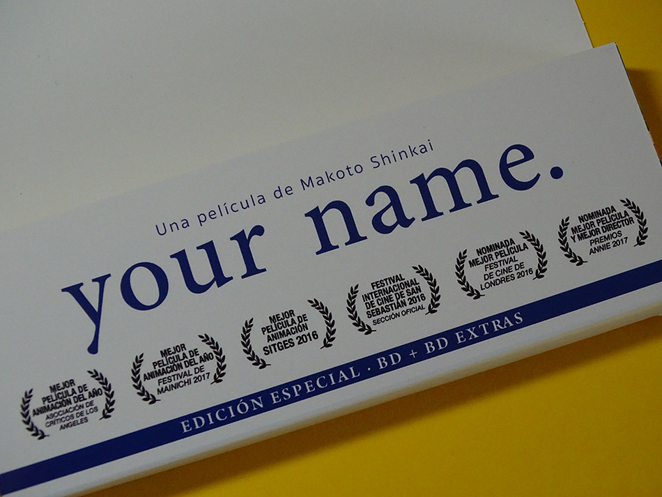 Fotografías del Steelbook de your name. en Blu-ray 7
