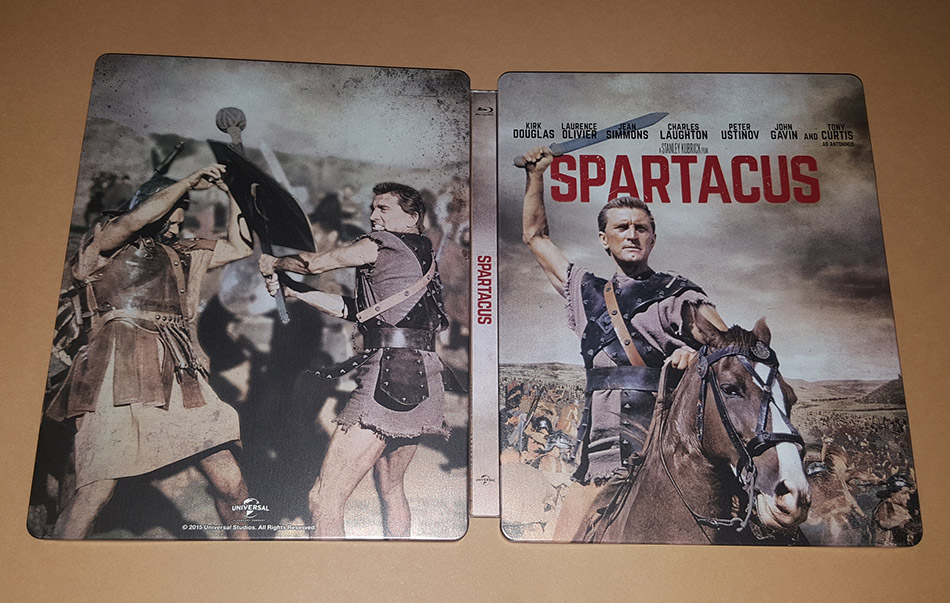 Fotografías del Steelbook de Espartaco en Blu-ray 10