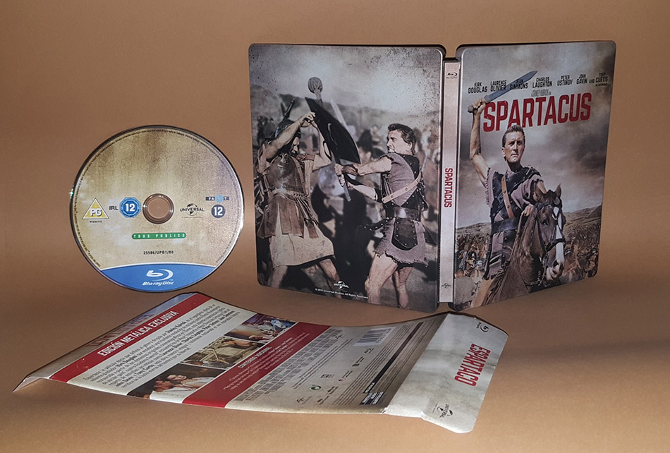 Fotografías del Steelbook de Espartaco en Blu-ray 14