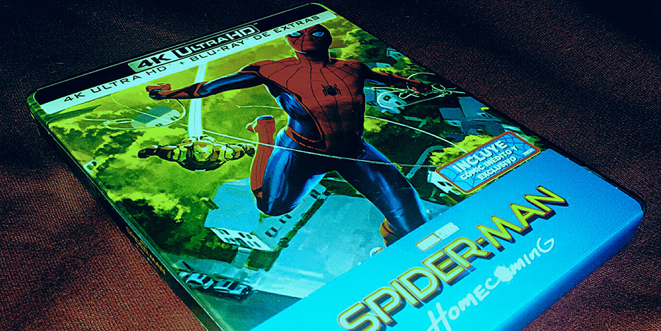 Fotografías del Steelbook de Spider-Man: Homecoming en UHD 4K 1