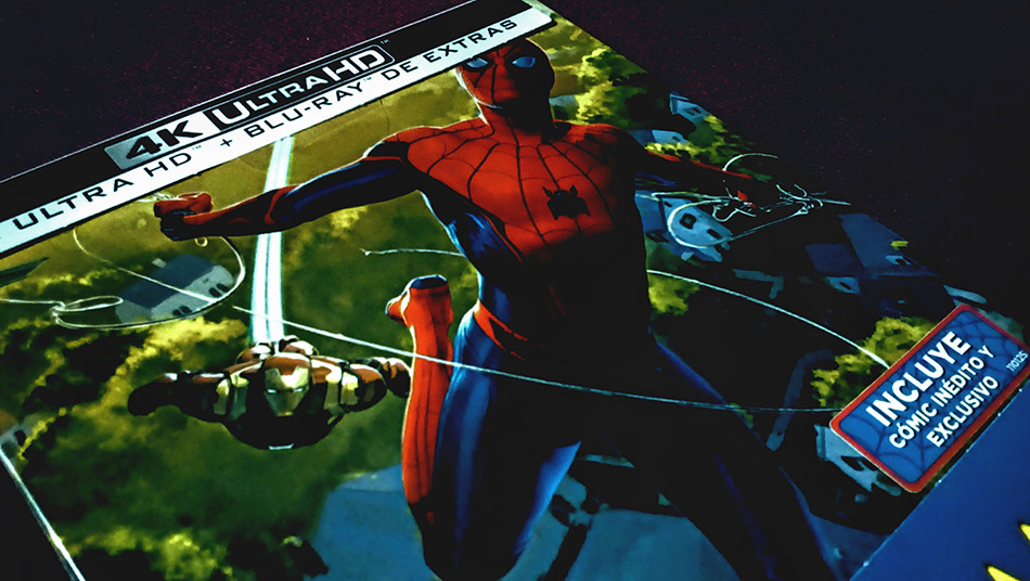 Fotografías del Steelbook de Spider-Man: Homecoming en UHD 4K 2